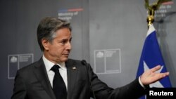 U.S. Secretary of State Antony Blinken meets Chilean Foreign Minister Antonia Urrejola in Santiago