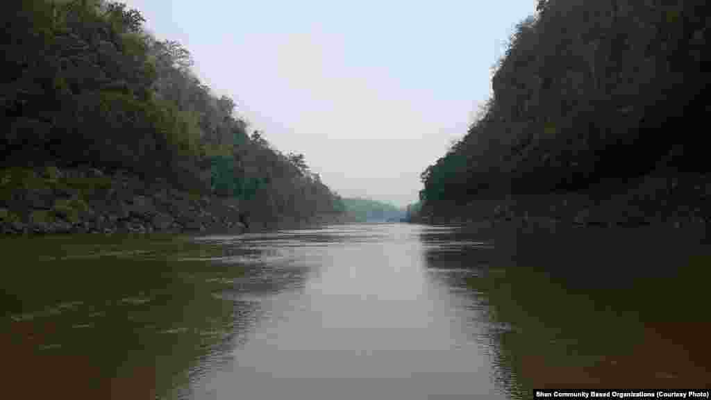 The Salween River, near the site of the proposed Mong Ton dam.