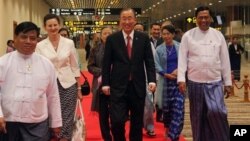 លោក ​Ban Ki-moon ​អគ្គលេខាធិការ​​អ.ស.ប.​ ​ទៅចូលរួម​​កិច្ច​ប្រជុំ​អាស៊ាន​នៅ​​ទីក្រុង​ណៃពីដោ ​ប្រទេស​ភូមា​ ​