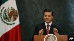 Presiden Meksiko Enrique Pena Nieto.