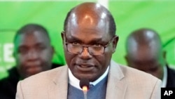 Aliyekuwa mwenyekiti wa Tume ya Uchaguzi na Mipaka ya Kenya (IEBC), Wafula Chebukati.