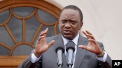 Rais wa Kenya Uhuru Kenyatta.