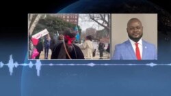 Des Congolais ont protesté à Washington D.C. contre les attaques du M23 dans l’est de la RDC