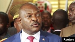 Le président Pierre Nkurunziza, Bujumbura, Burundi, 23 février 2016.