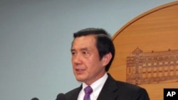 台湾总统马英九在2010年8月