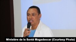 Le Professeur, Mamy Lalatiana Andriamanarivo, chirurgien pédiatrique, et ministre de la Santé à Madagascar, le 19 septembre 2017.
