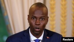 FILE - Haitian President Jovenel Moise 