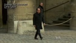 At Paris Memorial, Hollande Vows To Crush 'Army Of Fanatics'