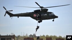 지난 2015년 4월 폴란드군이 자국에서 열린 나토 연합훈련에 참가했다. (자료사진)