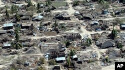 រូប​ឯកសារ៖ រូប​ថត​ពី​អាកាស​បង្ហាញ​មហន្តរាយ​ដែល​បង្ក​ដោយ​ខ្យល់​កួច Kenneth ដែល​បាន​បោកបក់​កោះ Ibo នៅ​ប្រទេស​ម៉ូសំប៊ិក​កាល​ពី​ថ្ងៃ​ទី​១ ខែ​ឧសភា ឆ្នាំ​២០១៩។