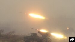 Zapad military exercises near St. Petersburg, Russia, Sep.18, 2017