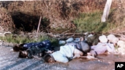 Chemical war victims of Iraqi gas attack on Kurds in the town of Halabja. (1988 file photo)