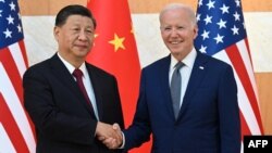 جو بایدن، رئیس جمهوری آمریکا و شی جین پینگ، رئیس جمهوری چین.