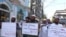 Muslims protesting the rape of a 71-year-old nun at a convent in Ranaghat, India. (Shaikh Azizur Rahman for VOA News)