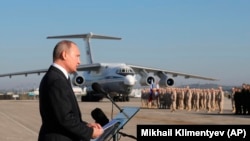 ვალდიმირ პუტინი სირიაში, 2017 წლის 12 დეკემბერი 