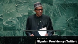 Shugaba Muhammadu Buhari A Taron Majalisar Dinkin Duniya