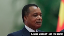 Président Denis Sassou Nguesso na Beijing, Chine, 5 septembre 2018.