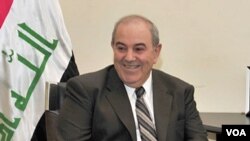 Seorang caleg yang didiskualifikasi adalah dari aliansi Iraqiya pimpinan mantan PM Allawi.