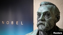 2022 Nobel Prize announcements at the Karolinska Institute in Stockholm