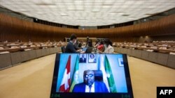 17일 스위스 제네바에서 열린 유엔인권이사회에서 에티오피아 인권 문제를 논의했다.
