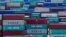 FILE - Containers are seen at the Yangshan Deep Water Port in Shanghai, China, Aug. 6, 2019. 