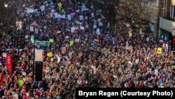 In Raleigh, North Carolina, an annual NAACP demonstration turned into a Planned Parenthood rally as well as other causes. (Courtesy Bryan Regan)