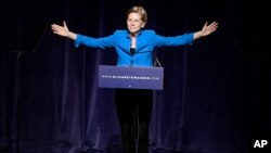 Senatorka iz Masačuestsa Elizabet Voren koja je među poslednjima ušla u trku za predsedničkog kandidata Demokratske partije 