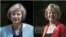 Theresa May (solda) ve Andrea Leadsom