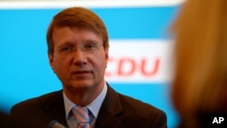 Head of the German Chancellery, Ronald Pofalla (file photo).