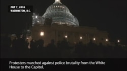 Protesters Against Police Brutality March to Capitol Hill