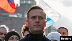 Tokoh oposisi Rusia Alexey Navalny hadir dalam sebuah acara di Moskow, pada 29 Februari 2020. (Foto: Reuters/Shamil Zhumatov)