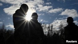 Украинские военнослужащие принимают участие в военных учениях на полигоне в Черниговской области, архивное фото. REUTERS/Maksym Kishka/File Photo