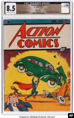 Primerak stripa o Supermenu prodat za 6 miliona dolara (Foto: AP/Heritage Auctions)
