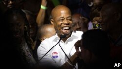 ერიკ ადამსი, ნიუ-იორკის მერობის კანდიდატი