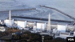 Komplek PLTN Fukushima di Jepang yang mengalami kerusakan akibat bencana gempa dan tsunami.