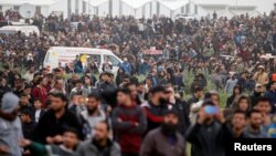 Protest Palestinaca na granici Gaze i Izraela