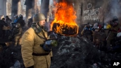 Namoyishchilar Kiyevda, 30-yanvar, 2014-yil