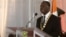 Ivory Coast President Alassane Ouattara speaks during his inauguration ceremony at the Presidential Palace in Abidjan, Ivory Coast, Nov. 3, 2015.