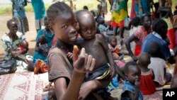 Un centre de l'Unicef pour enfants souffrant de malnutrition sévère, à Aweil, Soudan du Sud, le 16 septembre 2016. 