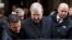 Australian Cardinal George Pell leaves at the end of a meeting with the victims of sex abuse, at the Quirinale hotel in Rome, Italy, March 3, 2016.