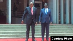 Rais Uhuru Kenyatta na Raila Odinga, kiongozi wa upinzani Kenya