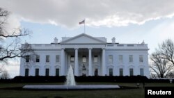 미국 워싱턴의 백악관.
