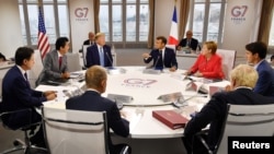 Lideri sedam najvećih svetskih ekonomija na samitu u Bijaricu, Francuskoj 