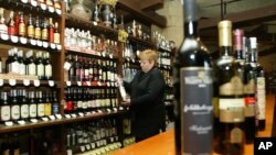 Prodavnica vina u gruzijskoj prestonici Tbilisiju