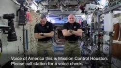 VOA Talks With Astronauts in Space