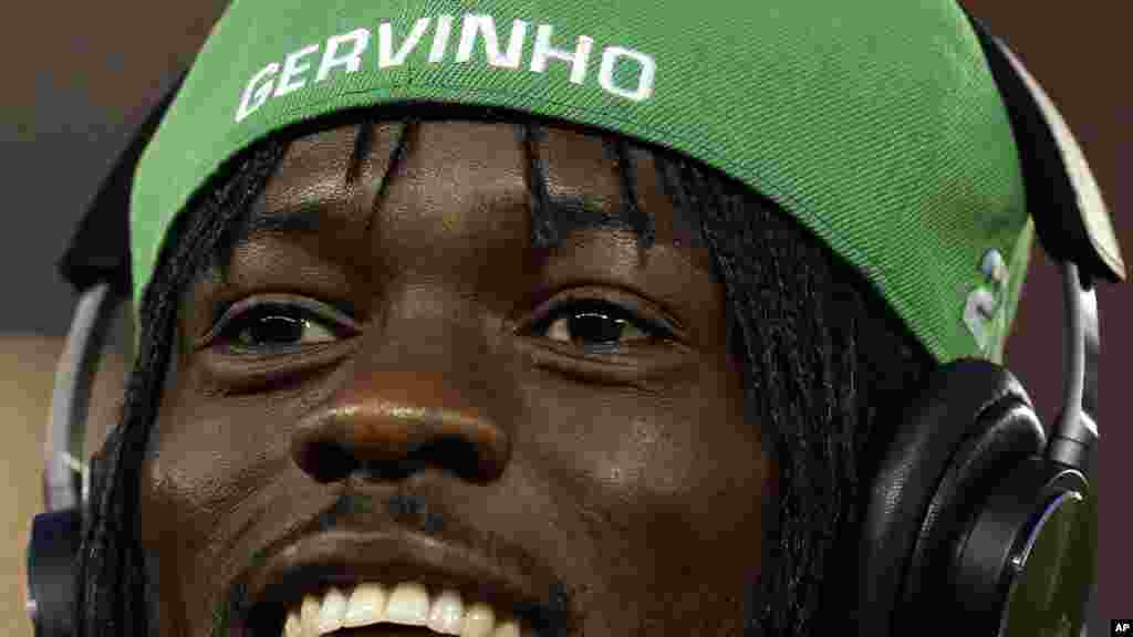 Gervinho de la Cote d&#39;Ivoire a été déterminant dans la victoire de son pays contre la RDC mercredi 4 février 2015.