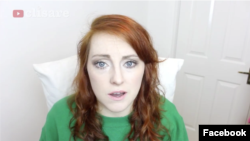 Clisare in her viral "Dear America" video