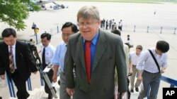 2007년 6월 북한과 핵 동결 조치를 협의하기 위해 평양을 방문했던 올리 하이오넨 전 IAEA 사무차장. (자료사진)