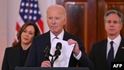 بایدن گفت که توافق میان اسراییل و حماس ثمرۀ دپلوماسی امریکایی بوده است.