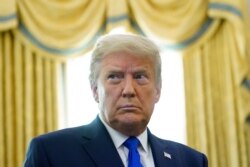 7일 백악관 행사에 참석한 도널드 트럼프 미국 대통령.